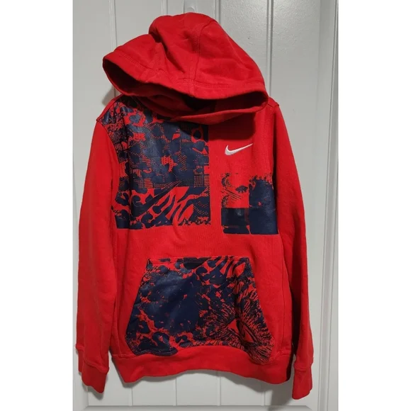 Nike Shirts Tops Nike Boys Hoodie Kyrie Irving Red Small